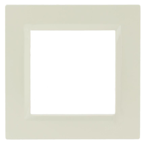 Рамка одинарна горизонтальна Simon 10 кремова