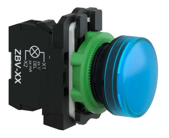 Сигнальна лампа Schneider Electric XB5AVM6 230В синя - фото №1