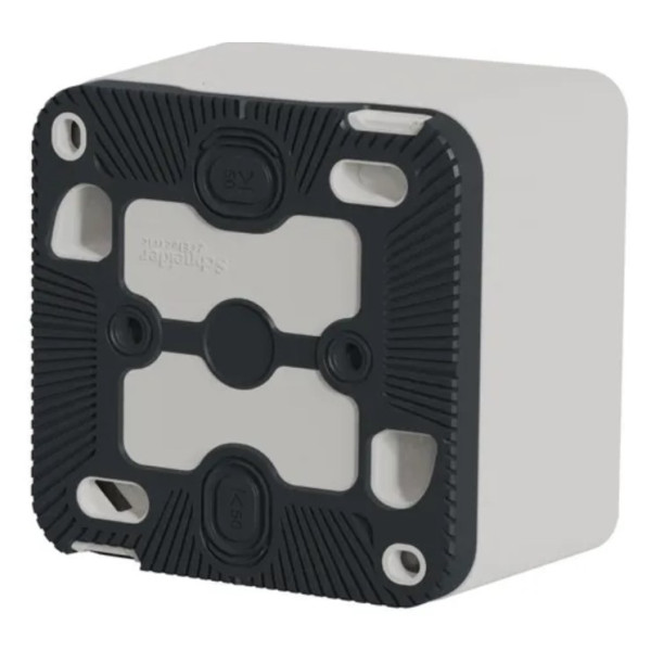 Накладний підрозетник Schneider Electric MUR39911 IP55 (білий) - фото №1