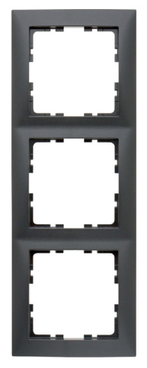 Рамка 3-местная антрацит Berker S.1