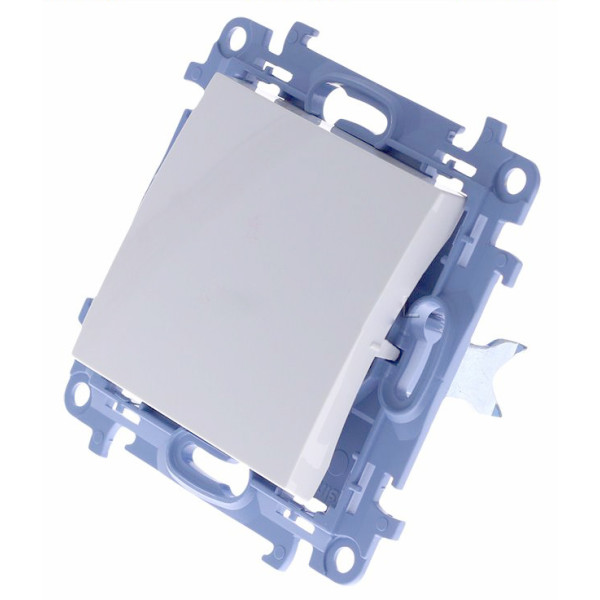 Одинарний натискний вимикач Kontakt Simon Simon 10 CP1.01/11 (білий) - фото №2