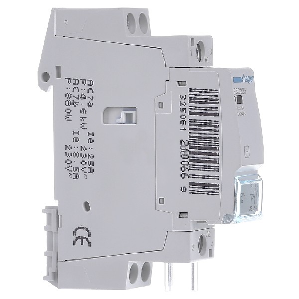 Модульний контактор ERC225 (25A, 2НО, 230В) Hager - фото №2
