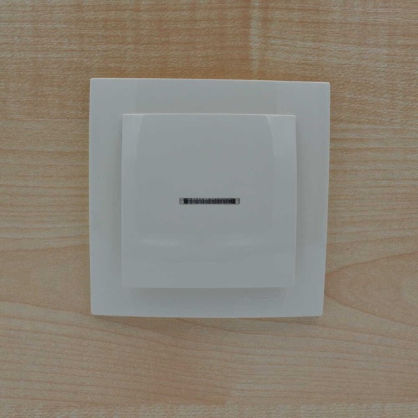 Вимикач Nilson Touran кремовий 1кл з підсвіткою ( 24121002 ) - фото №3