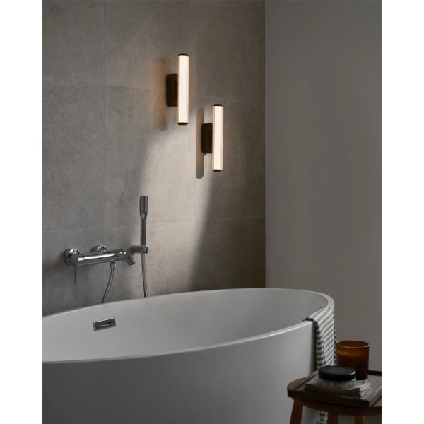 Бра для ванної, світильник Nordlux 2610221003 Virelle LED 1x8W 3000K-4000K 760Lm IP44 чорний - фото №1