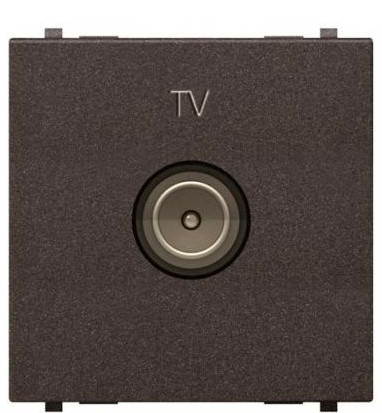 TV розетка ABB Zenit N2250.7 AN 2М (антрацит)
