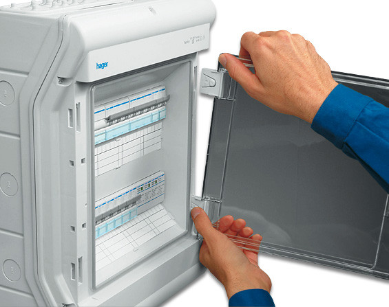 Щит накладной Vector VE103D на 3 модуля Hager - фото №3