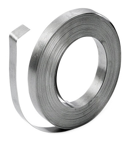 Стальная бандажная лента 12,7х0,75мм, 30м - фото №1