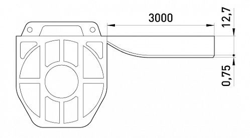 Стальная бандажная лента 12,7х0,75мм, 30м - фото №3