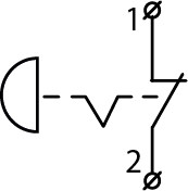 Кнопка-грибок Аско-Укрем TB5-AS542 (A0140010163) - фото №6