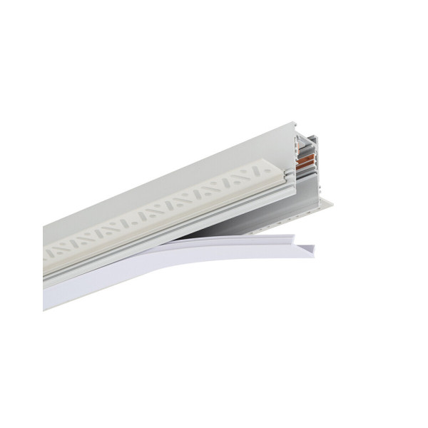 Магнітний шинопровід врізний Nowodvorski 11625 LVM Recessed Track 2м IP20 білий - фото №2