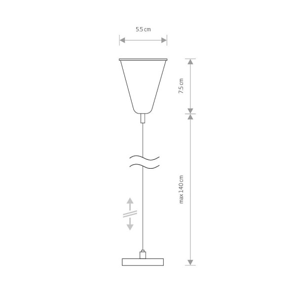 Підвіс Nowodvorski 9461 Profile suspension it IP20 Wh - фото №1