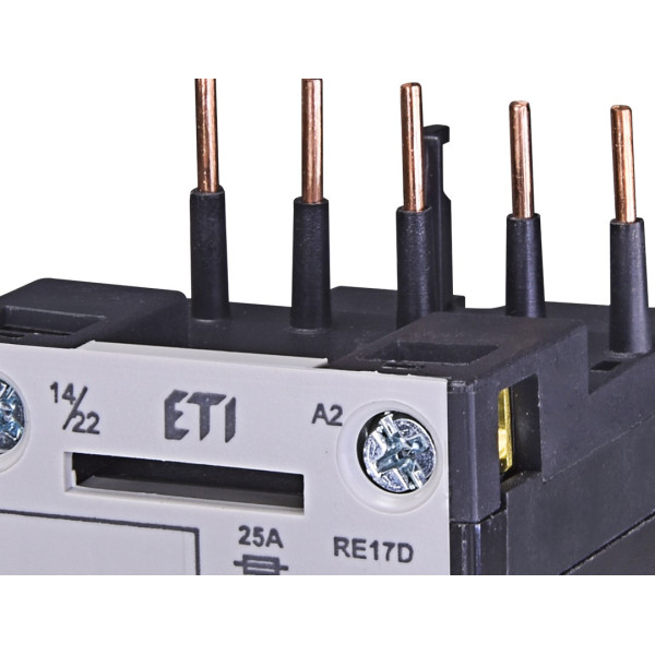 Тепловое реле ETI 004641410 RE 17D-12.5 (8..12.5A) (для CE, CAE, CE17) - фото №1