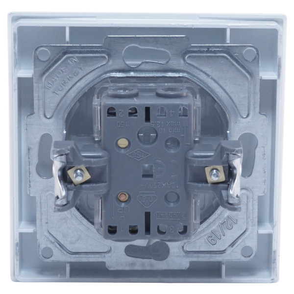 Выключатель 1-клавишный Gunsan Eqona - фото №3