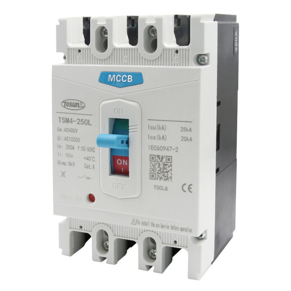 Силовой автоматический выключатель TOSUNlux TSM4-250M 225A 3P 25/35кА (6931934241945)