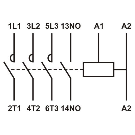 Магнитный пускатель Promfactor FC-2/25А 1NO AC110В (FC20025110) - фото №3