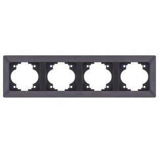 Горизонтальна 4-на рамка NE-AD ARAS 93-24-18 чорна