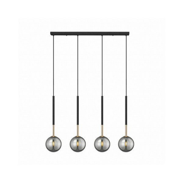 Підвісний світильник, люстра Zuma Line P0574-04D-SDFZ Arcturus G9 4x4W IP20 Чорний