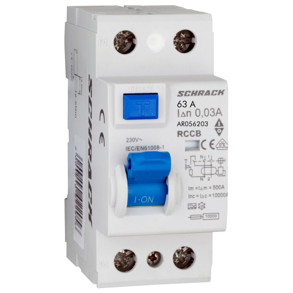 ПЗВ Schrack AR056203 10кА 63А 30мА 1Р+N тип A