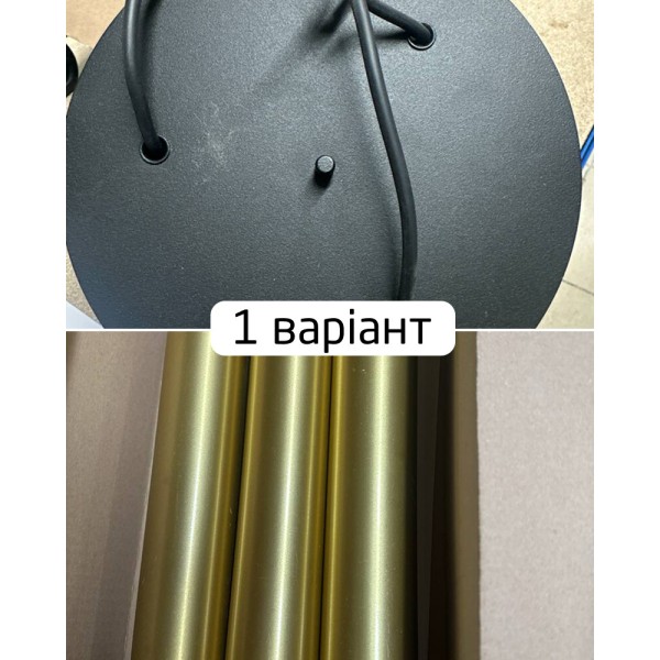 Подвесной светильник, люстра Nowodvorski 38915 Eye L GU10 3x10W IP20 латунный - фото №1