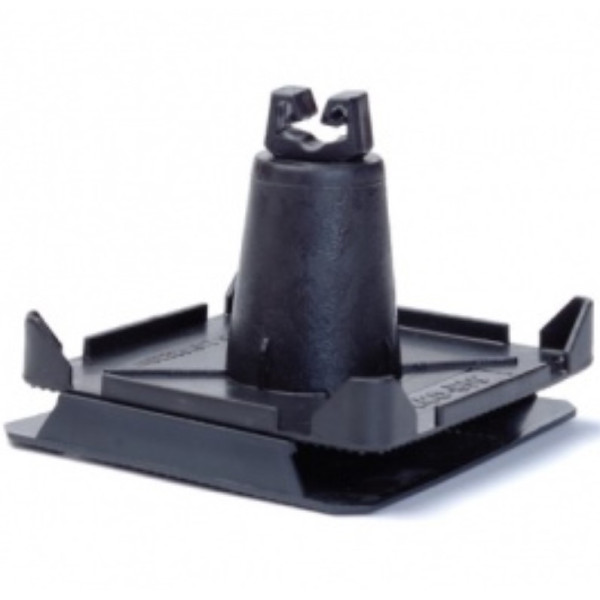 Пластиковий тримач для струмопровідного прута DKC ND2104 Ø8мм на покрівлі 106х102х73мм