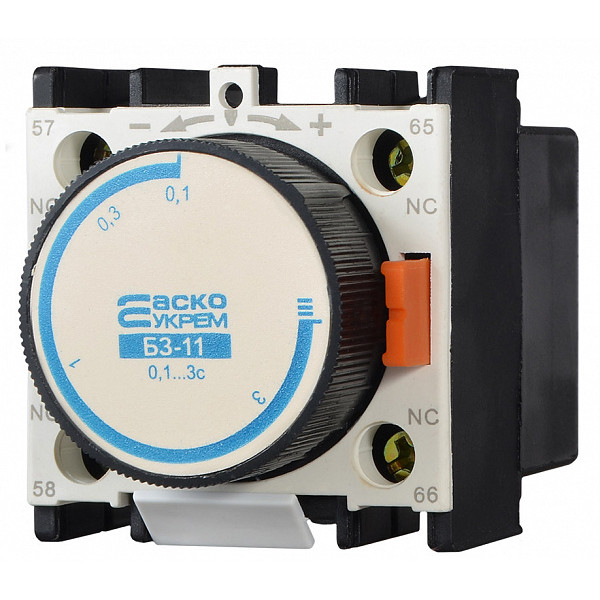 Приставка выдержки времени на выключение Аско-Укрем БЗ-11 LA2-DR0 для серий ПМ1...ПМ4 и КМ (A0040050001) - фото №1