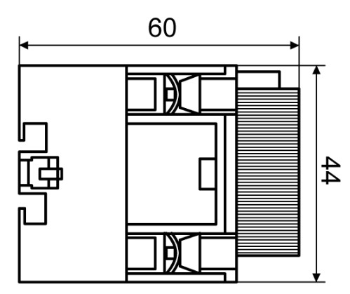 Приставка выдержки времени на выключение Аско-Укрем БЗ-11 LA2-DR0 для серий ПМ1...ПМ4 и КМ (A0040050001) - фото №3