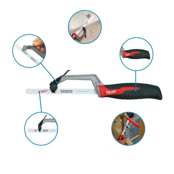 Компактна ножівка по металу MILWAUKEE 48220012 - фото №4