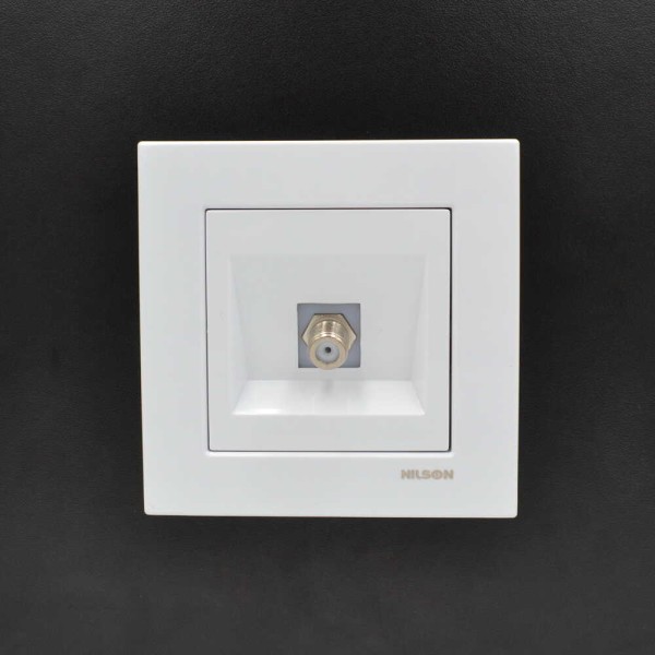 Розетка Nilson Moda біла ТВ-SAT F-роз'єм ( 21112065 ) - фото №3