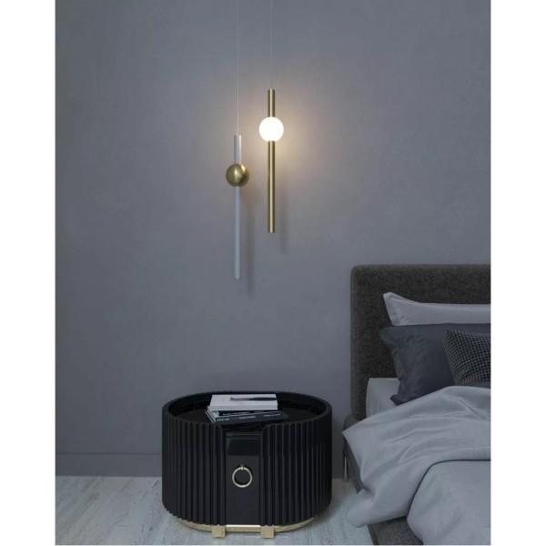 Підвісний світильник, люстра Mj-Light MJ10013 Slide LED 1x15W 3000K IP20 - фото №2