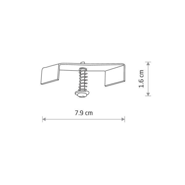 Фурнитура Nowodvorski 8805 Profile Recessed Fixing Set IP20 - фото №1