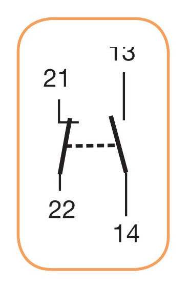 Блок-контакт ETI 002159121 PSM 80/125 (1НО+1НЗ) - фото №1