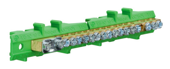 Шина PE «земля» Hager KM17E