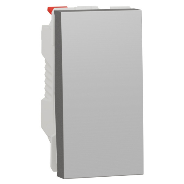 Одноклавішний перемикач Schneider Electric NU310330 (схема 6) 10А 1М (алюміній)