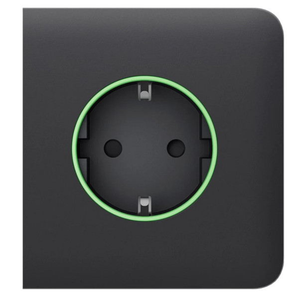 Центральна панель розумної розетки Ajax 60001.163.GP SideCover Smart для OutletCore графітова (38790)