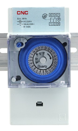 Суточный механический таймер CNC SUL181H 16А (Б00032239) - фото №2
