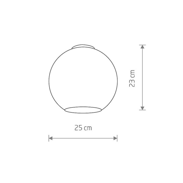 Плафон Nowodvorski Cameleon 10204 Monaco 250 E27 1x10W IP20 Smoked - фото №1