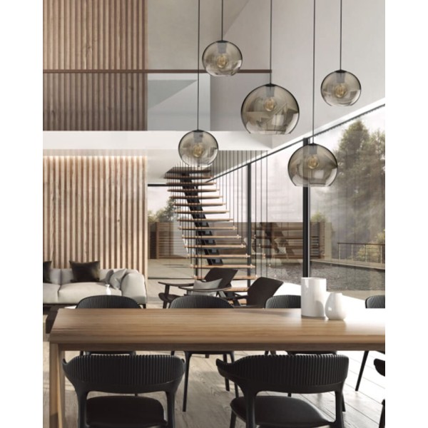 Плафон Nowodvorski Cameleon 10204 Monaco 250 E27 1x10W IP20 Smoked - фото №2