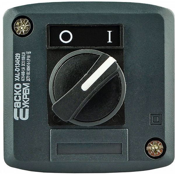 Пост одноместный Аско-Укрем XAL-D134H29 2-позиционный (A0140020058) - фото №2