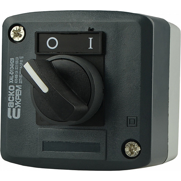 Пост одноместный Аско-Укрем XAL-D134H29 2-позиционный (A0140020058) - фото №3