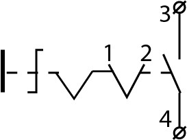 Пост одноместный Аско-Укрем XAL-D134H29 2-позиционный (A0140020058) - фото №5