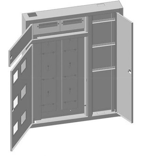 Поверховий розподільний щит ЩЕ-6ст 02 Н - фото №2