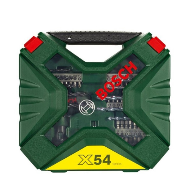 Напівпрофесійний набір свердел і біт Bosch X-Line-54 Generation - фото №1