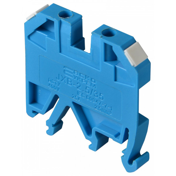 Клеммник Аско-Укрем JXB 2,5/35 синий (A0130010022) - фото №2