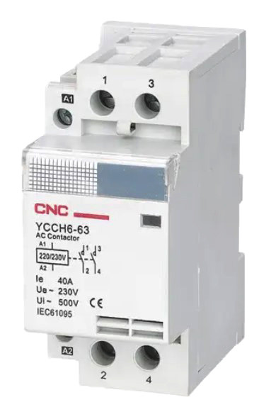 Модульный контактор CNC YCCH6-63 2Р 220В 2NO (Б00029386)