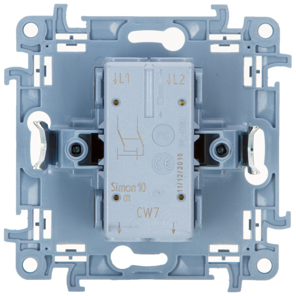 Вимикач перехресний Simon 10 білий - фото №1