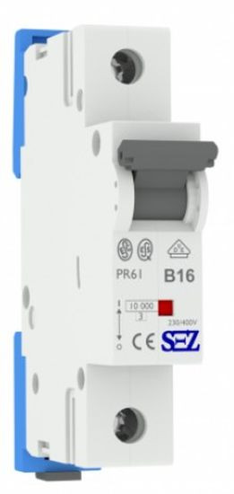 Однополюсный автомат SEZ 61 B 16А (PR61B16А)