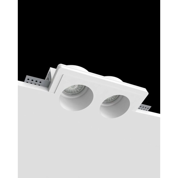 Точковий світильник Promin Double L GU10/G5.3 2x10W IP20 Wh