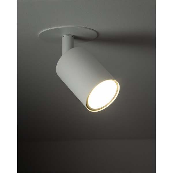 Світильник поворотний, спот TK Lighting 10802 Nex GU10 1x10W IP20 білий - фото №1