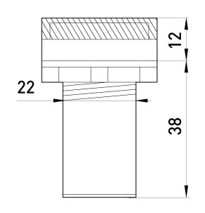 Світловий індикатор E.Next e.pb.ad.stand.22.22.d.s.white білий (s009008) - фото №1