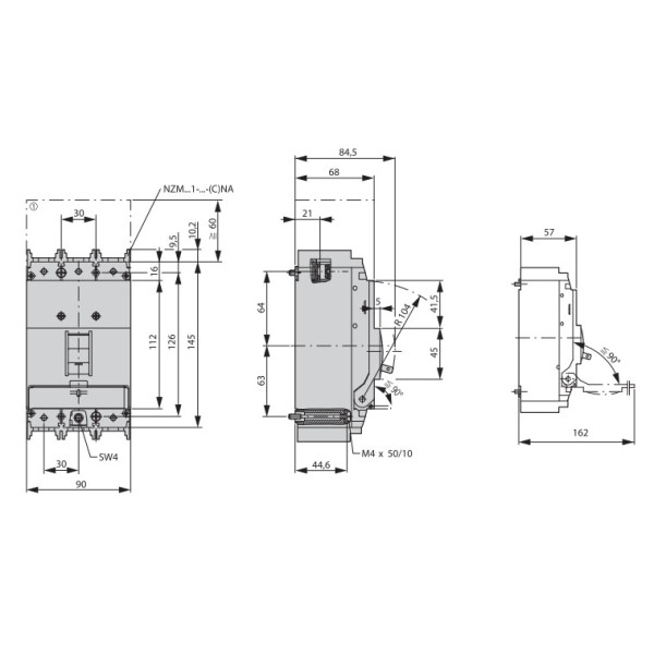 Силовой автомат Eaton LZMC1-A125-I - фото №7